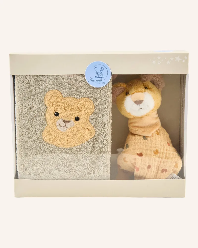 Sterntaler Geschenkset Löwe Leo weiss Weiss