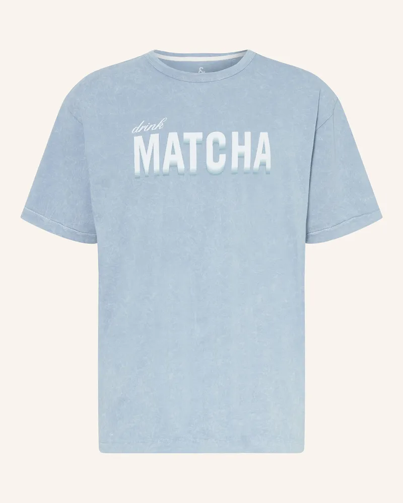 colours & sons T-Shirt Hellblau
