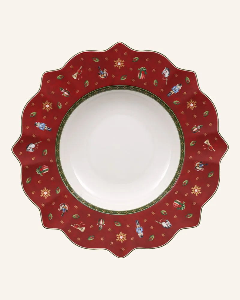 Villeroy & Boch Suppenteller Rot Toy's Delight rot Rot