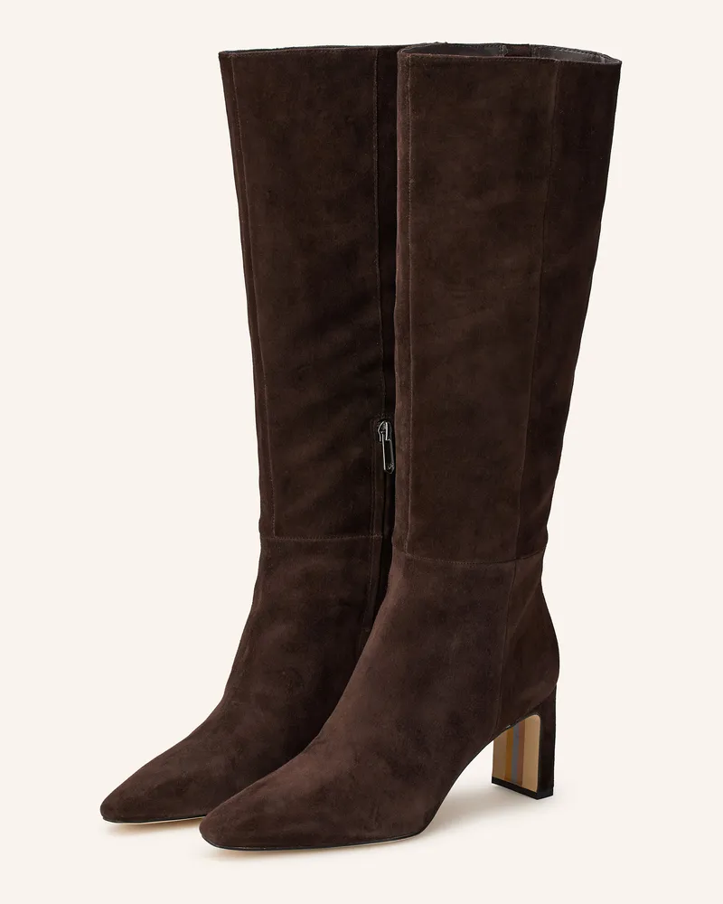 Sam Edelman Stiefel Sylvia rot Dunkelbraun