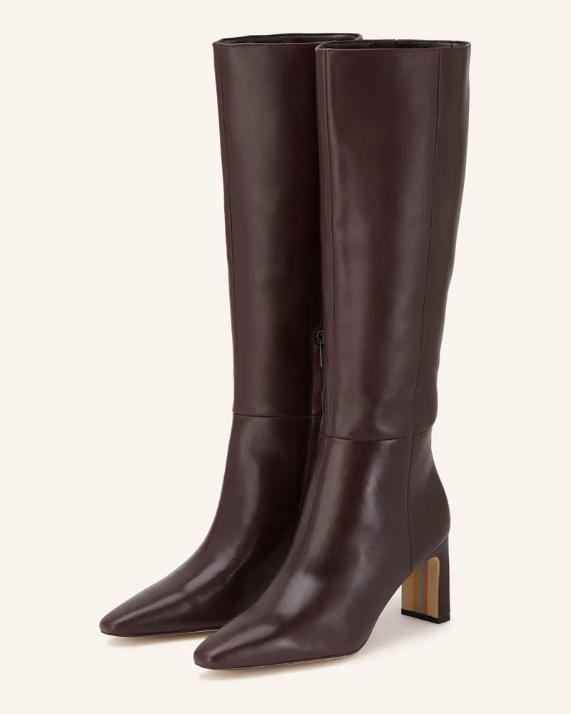 Sam Edelman Stiefel Sylvia rot Dunkelbraun