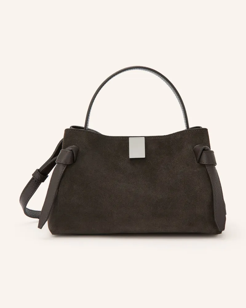 YUZEFI Schultertasche Gyoza Mini braun Dunkelbraun