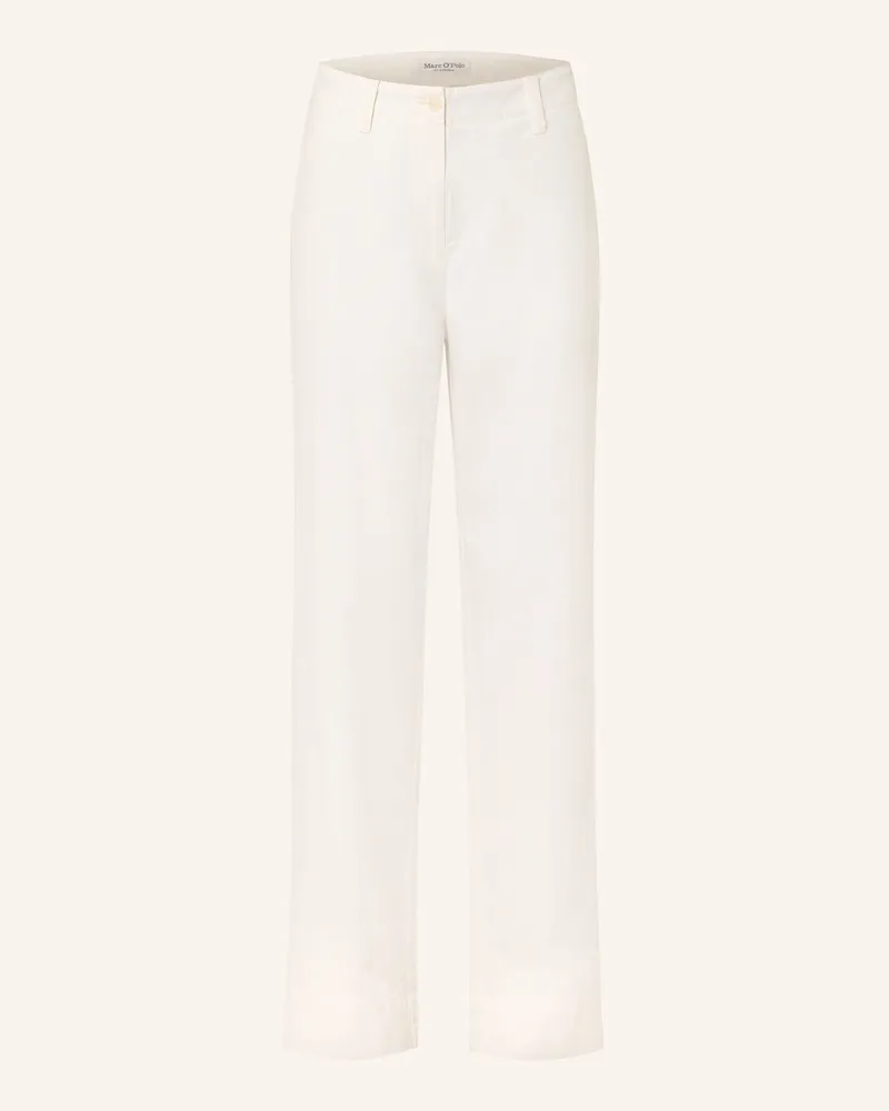 Marc O'Polo Marlenehose LANDE Weiss