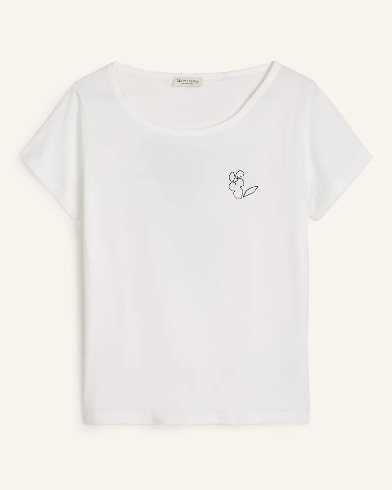 Marc O'Polo T-Shirt weiss Weiss