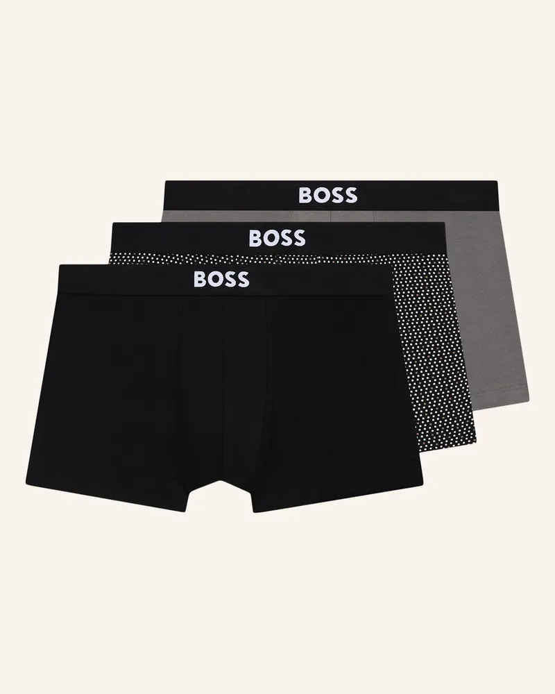 HUGO BOSS Boxershort TRUNK 3P BOSS ONE D Beige