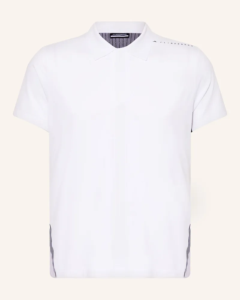 J.Lindeberg Funktions-Poloshirt Weiss