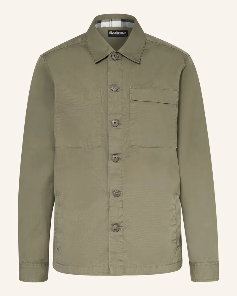 Barbour Overshirt Sherburn gruen Khaki