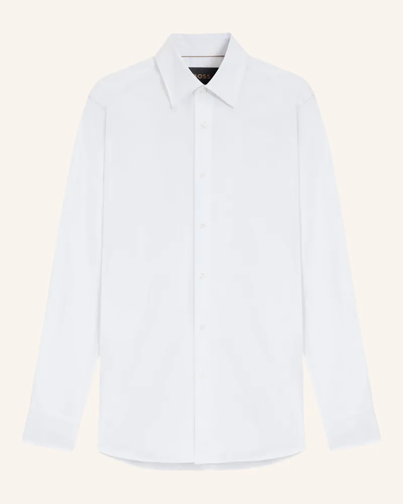 HUGO BOSS Business Hemd L-HAYS-KENT-C1-243 Slim Fit Weiss