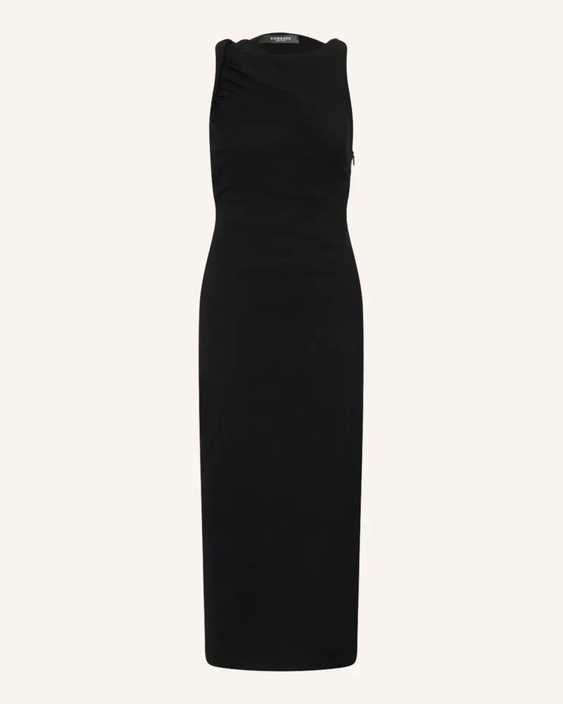 Versace Etuikleid Schwarz