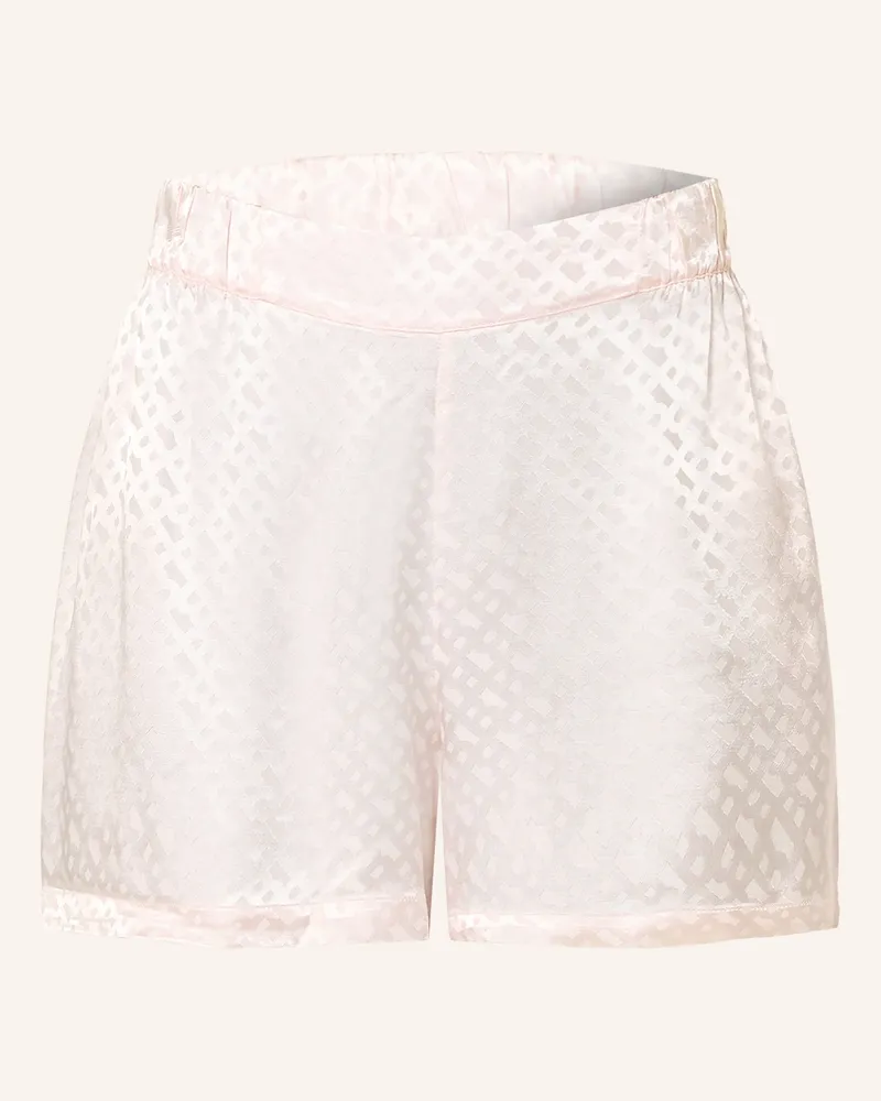 HUGO BOSS Schlafshorts Monogram rosa Rosa