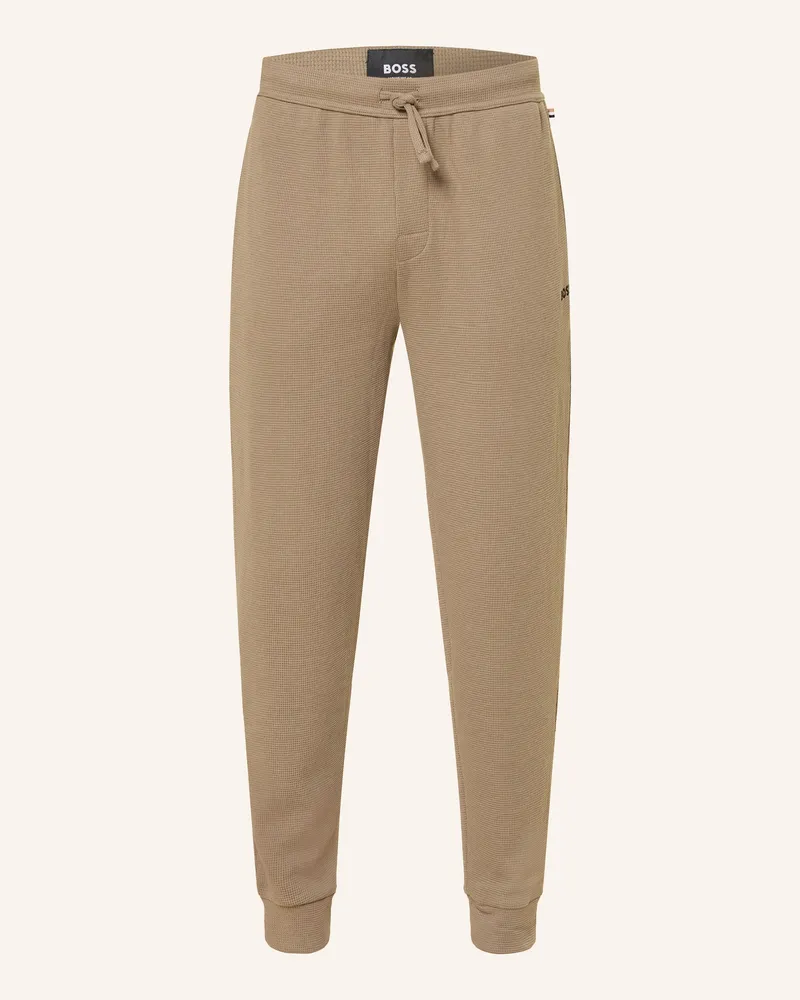 HUGO BOSS Schlafhose Taupe