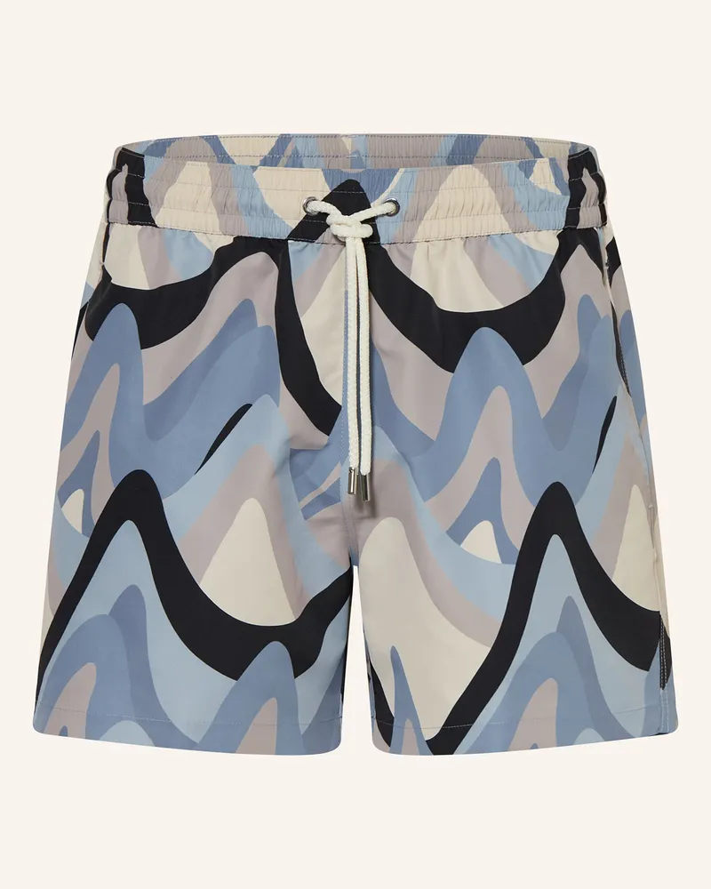 Frescobol Carioca Badeshorts Rio blau Blaugrau