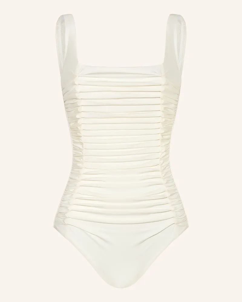 Maryan Mehlhorn Bügel-Badeanzug Souflèe weiss Ecru