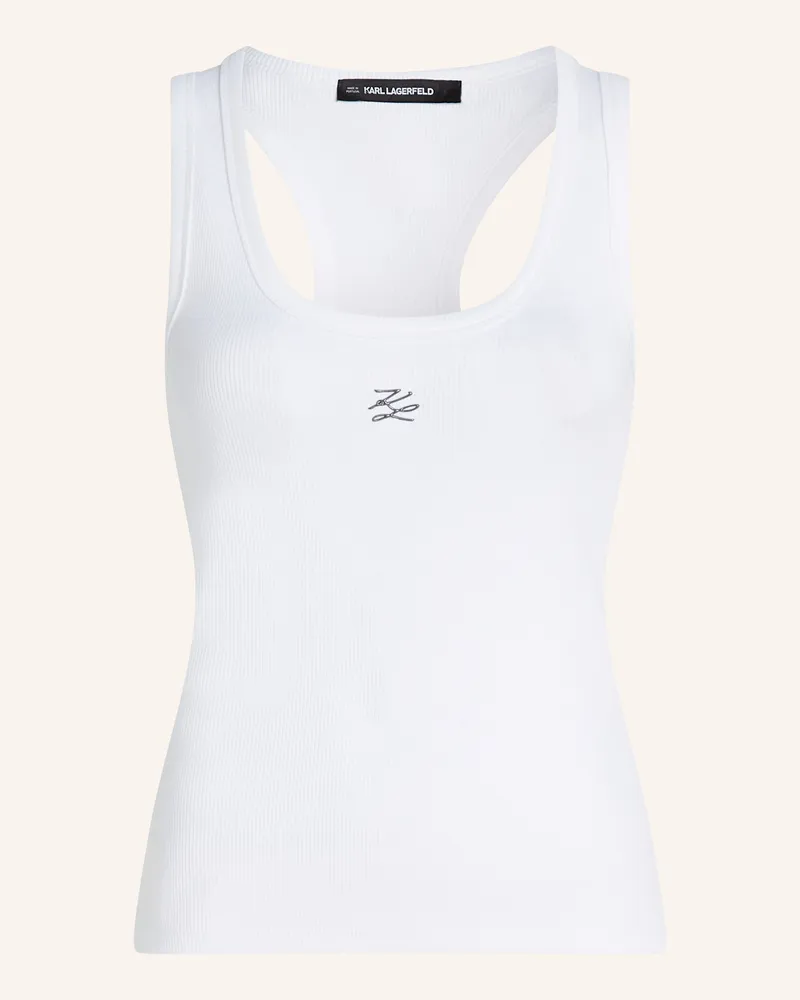 Karl Lagerfeld Unterhemd weiss Weiss