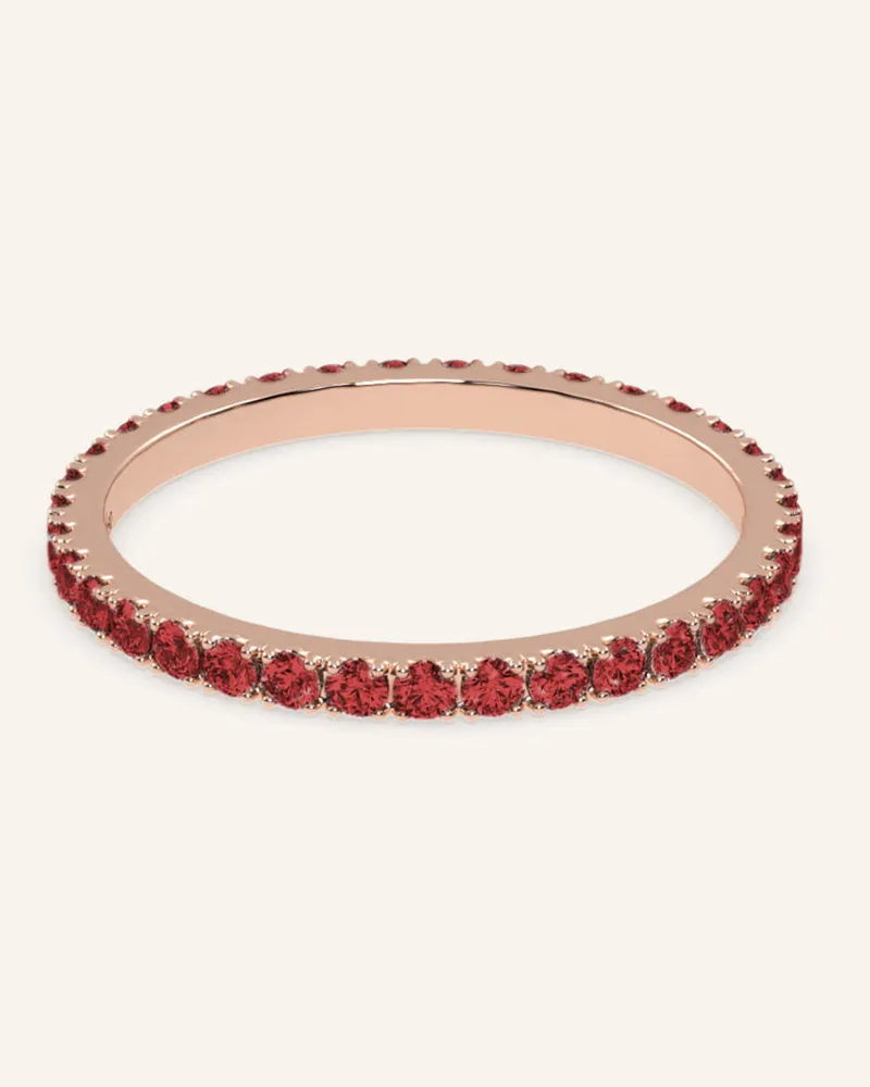 VEYNOU Ring Velvet Memory Aus 14 Karat Roségold Und 0,90ct. Rubine rosegold Roségold