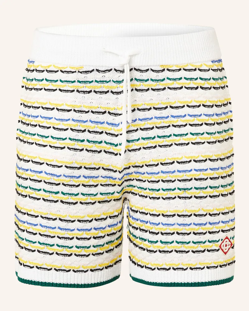Casablanca Paris Strickshorts beige Weiss