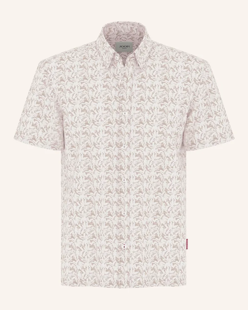 JOOP! Kurzarm-Hemd Comfort Fit Beige