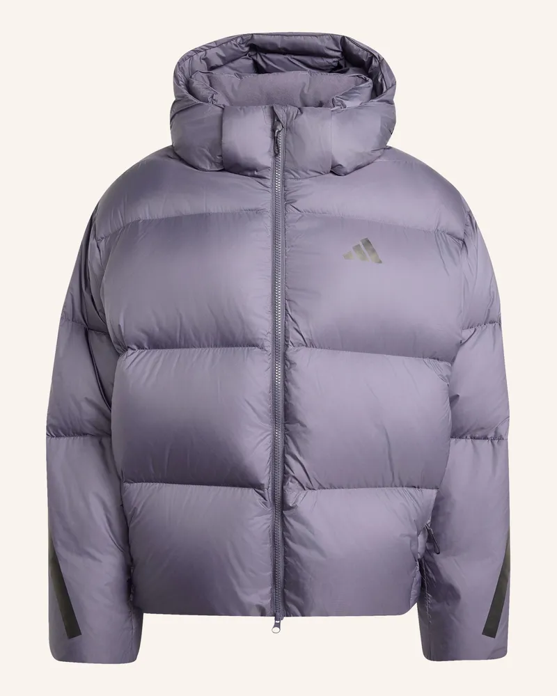 adidas Daunenjacke Z.N.E. Puffer grau Helllila