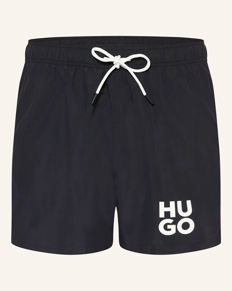 HUGO BOSS Badeshorts PAOLO Schwarz