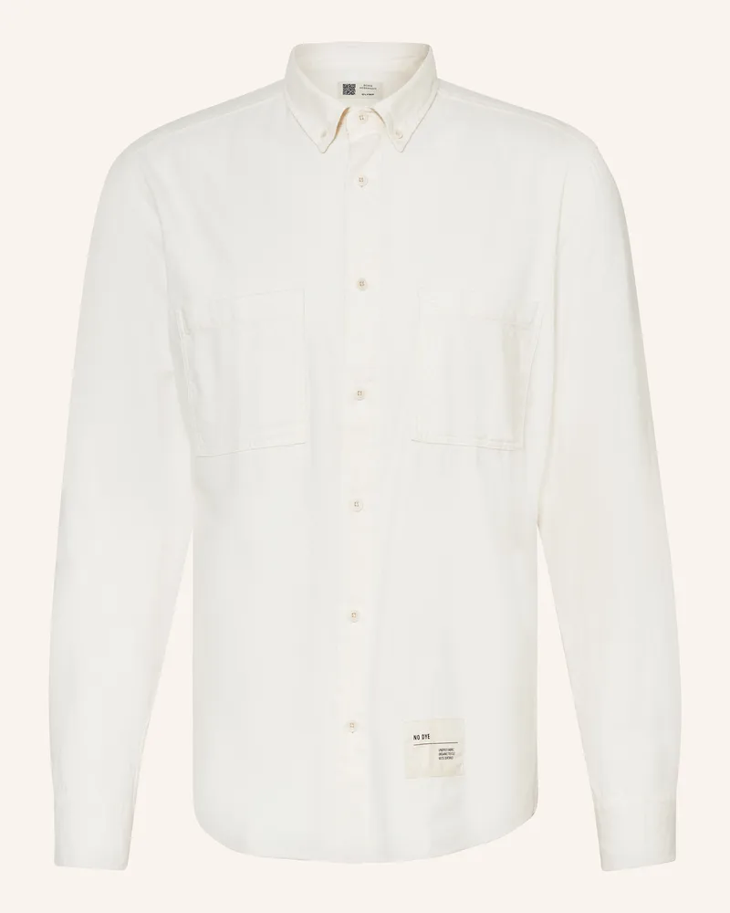 Olymp Hemd Regular Fit weiss Ecru