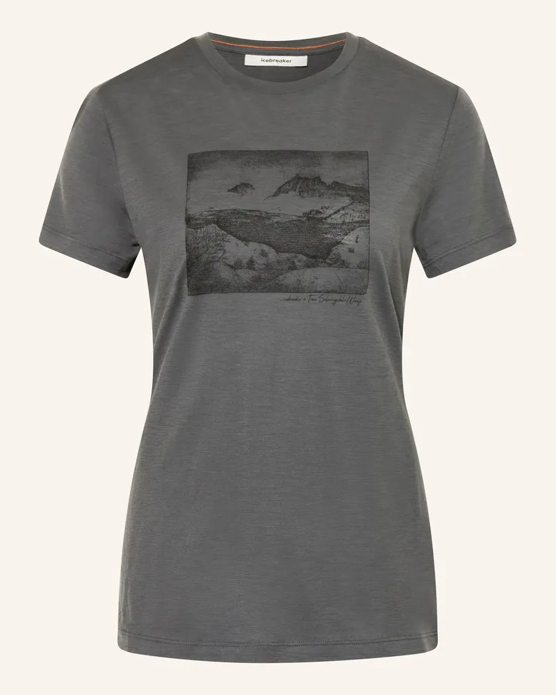 Icebreaker T-Shirt MERINO 150 TECH LITE Dunkelgrau