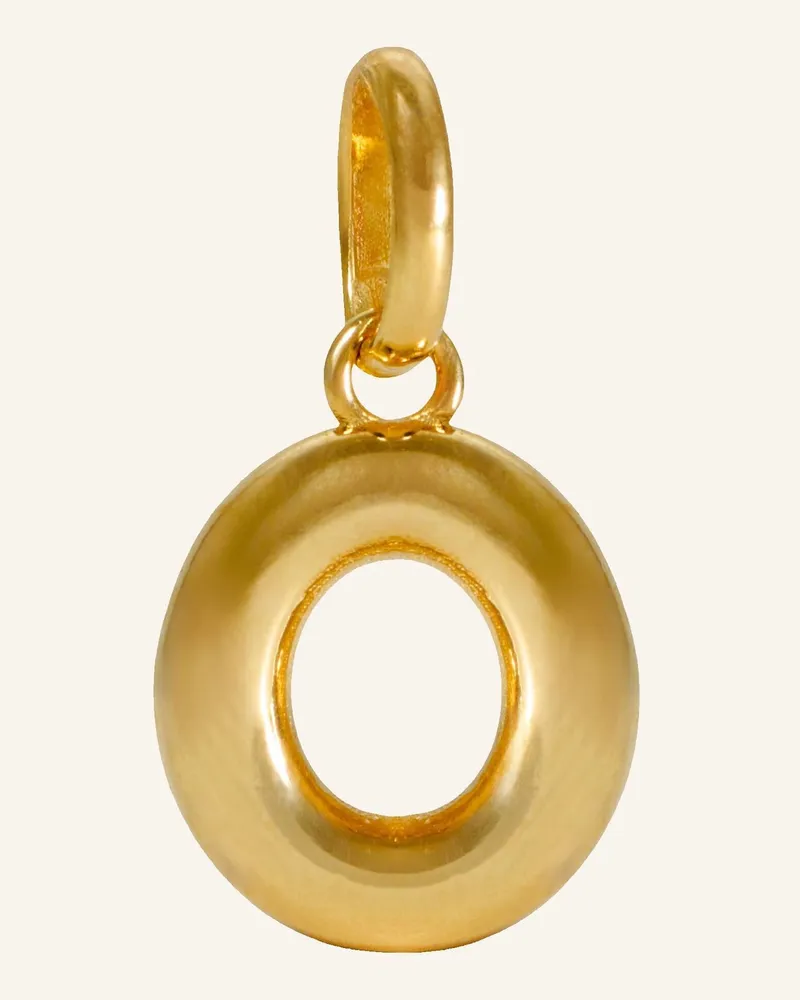 POMPIDOU Anhänger Puffy Letter O By Glambou gold Gold
