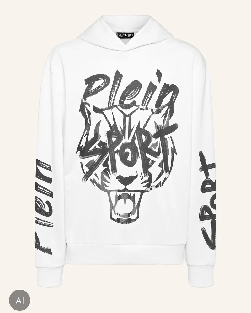 Philipp Plein Kapuzen-Sweatshirt weiss Weiss