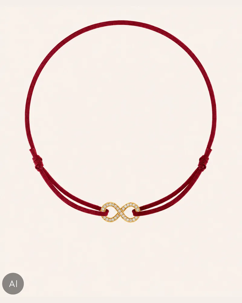 CADA Armband Mini Mini Infinity gold Gold