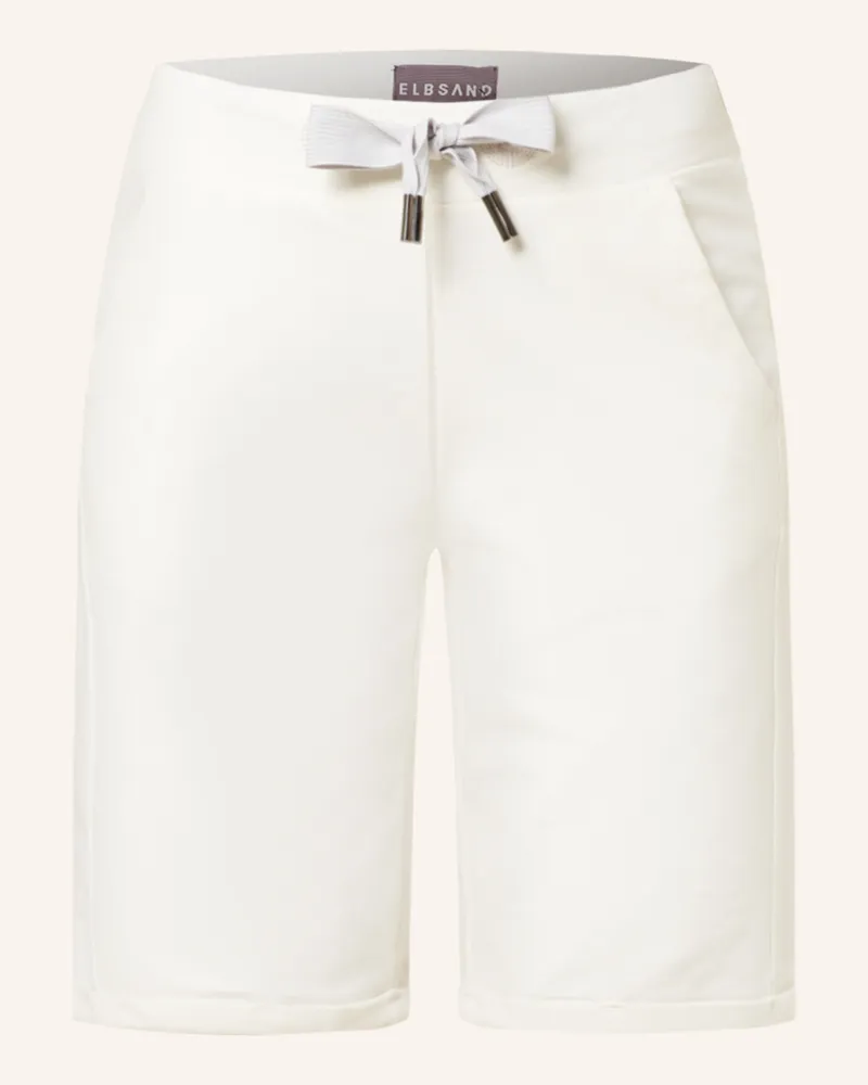 ELBSAND Sweatshorts Brinjana weiss Ecru
