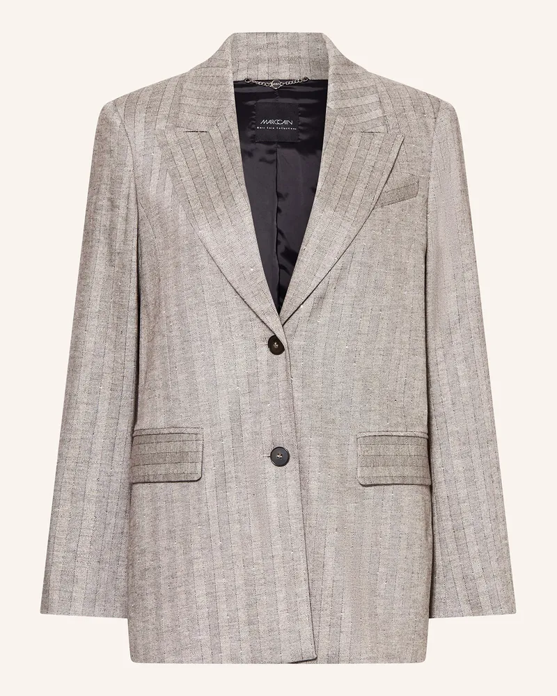 Marc Cain Blazer Mit Pailletten grau 836
