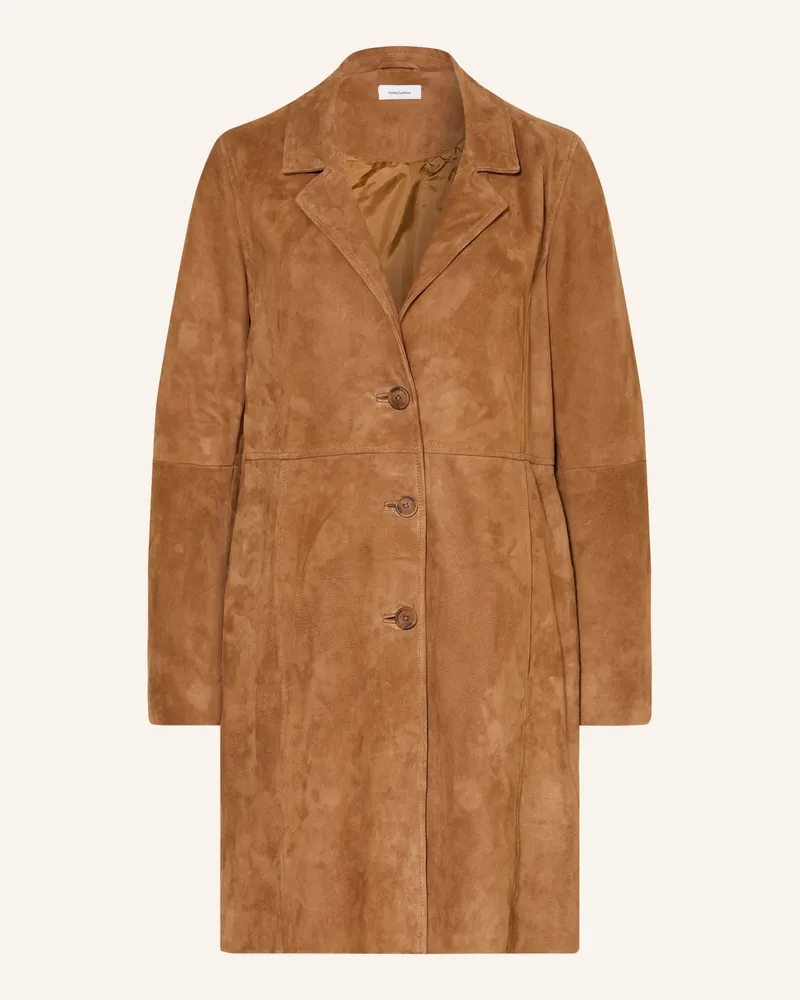 Darling Harbour Ledermantel Caramel