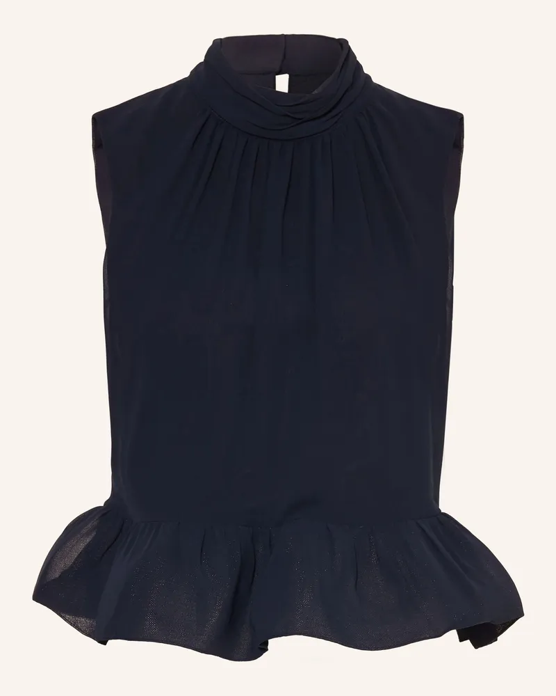 Apart Blusentop blau Dunkelblau