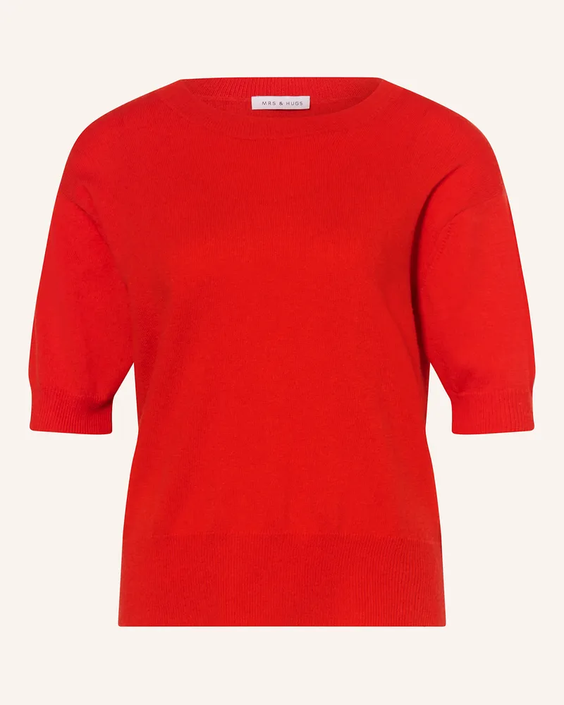Mrs & HUGS Strickshirt Rot