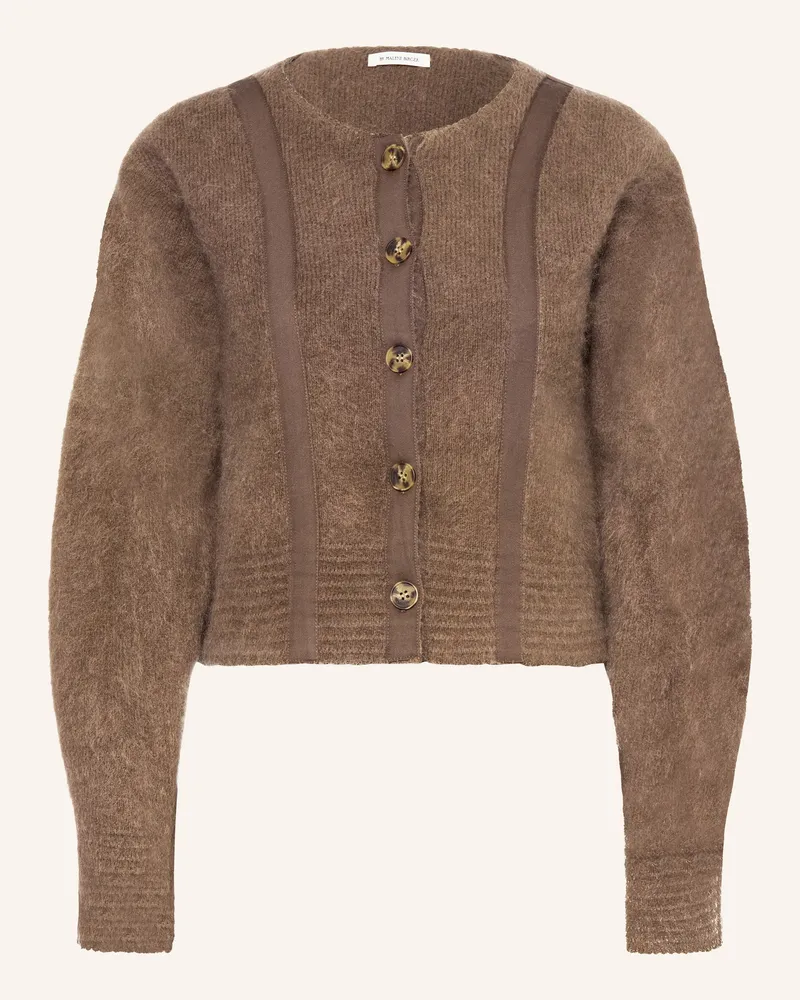 By Malene Birger Strickjacke PERNILLE aus Mohair Hellbraun