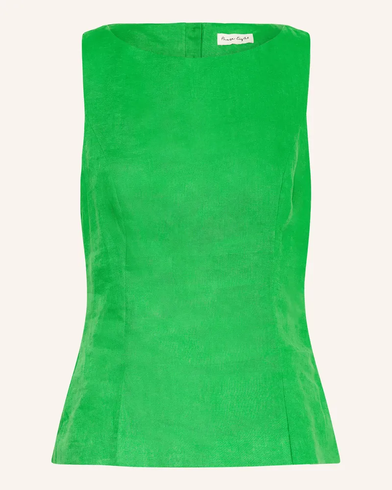 Phase Eight Leinentop Isabelle gruen Grün