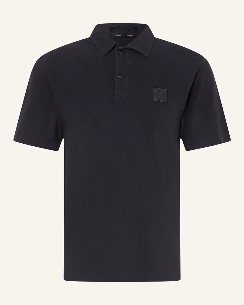 Stone Island Jersey-Poloshirt GHOST Dunkelblau
