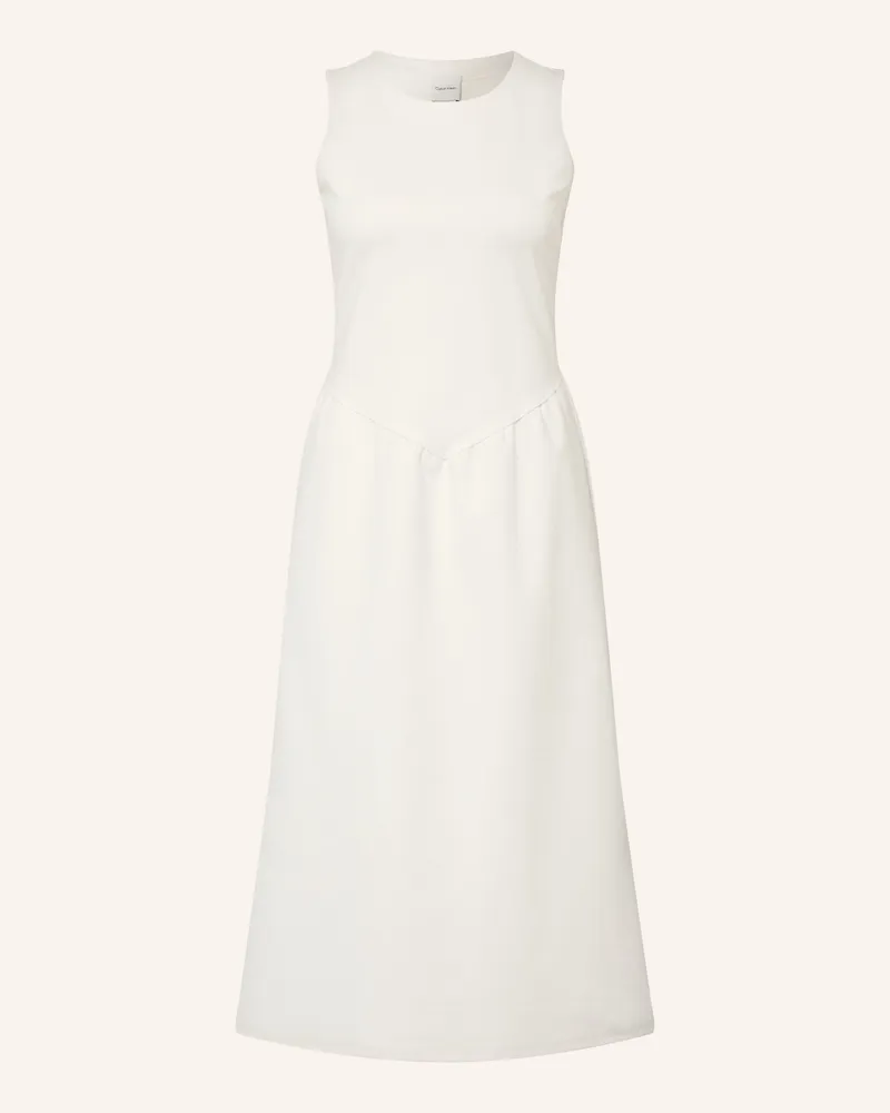 Calvin Klein Jersey-Kleid weiss Creme