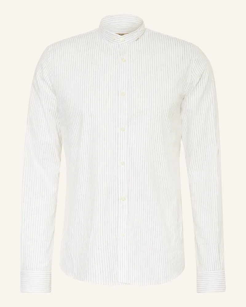 Gottseidank Trachtenhemd LENZ Slim Fit mit Stehkragen Weiss