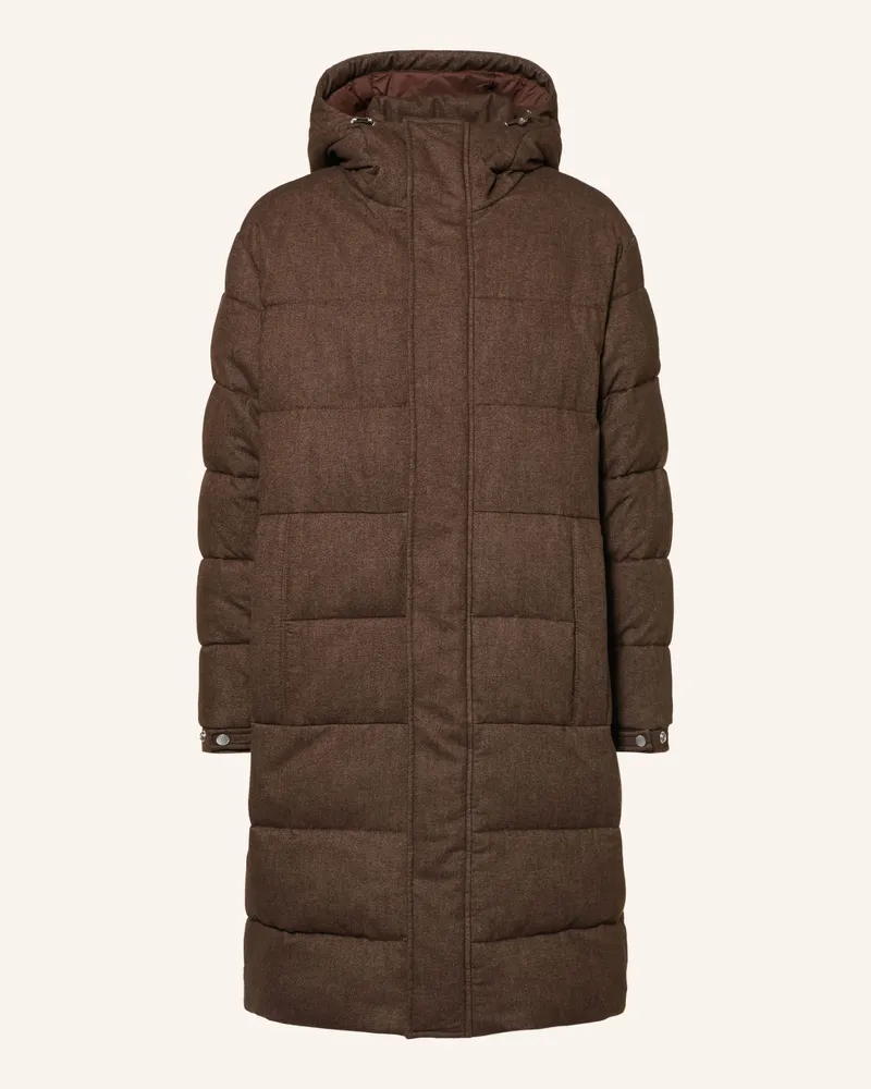 HUGO BOSS Steppmantel Carpa braun Dunkelbraun