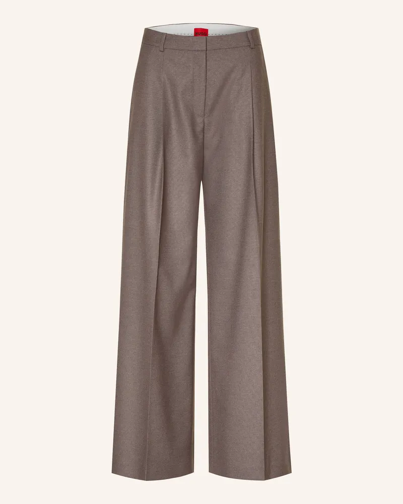 HUGO BOSS Marlenehose Hurby grau Grau