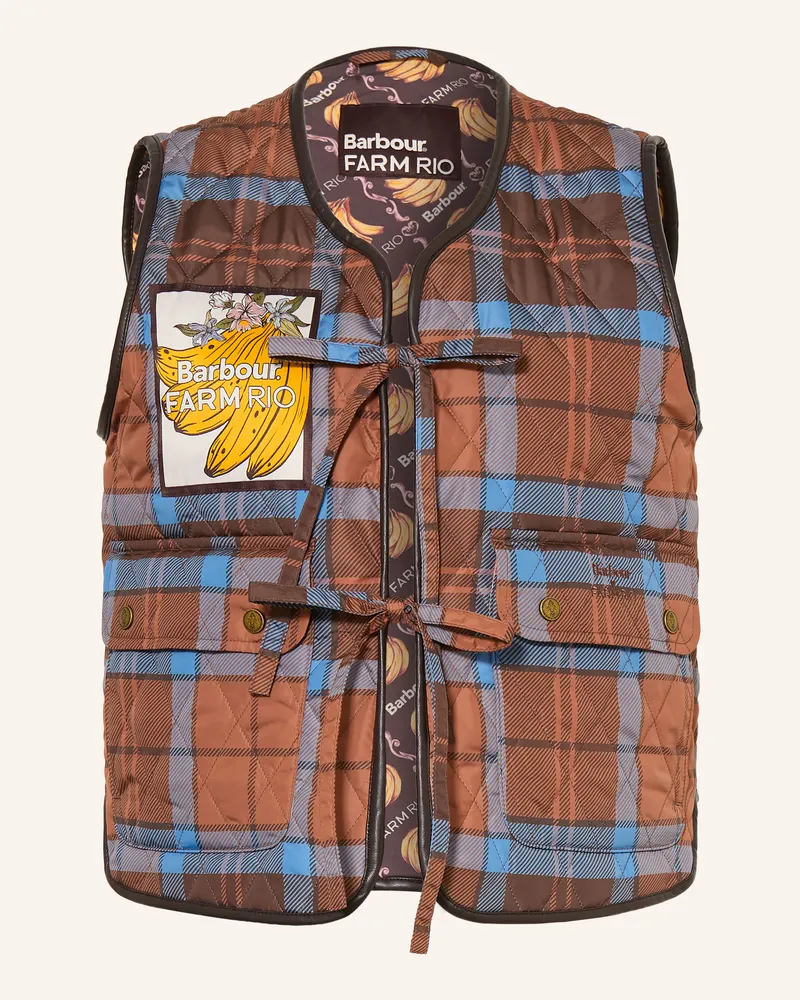 Barbour Steppweste Fernanda braun Braun