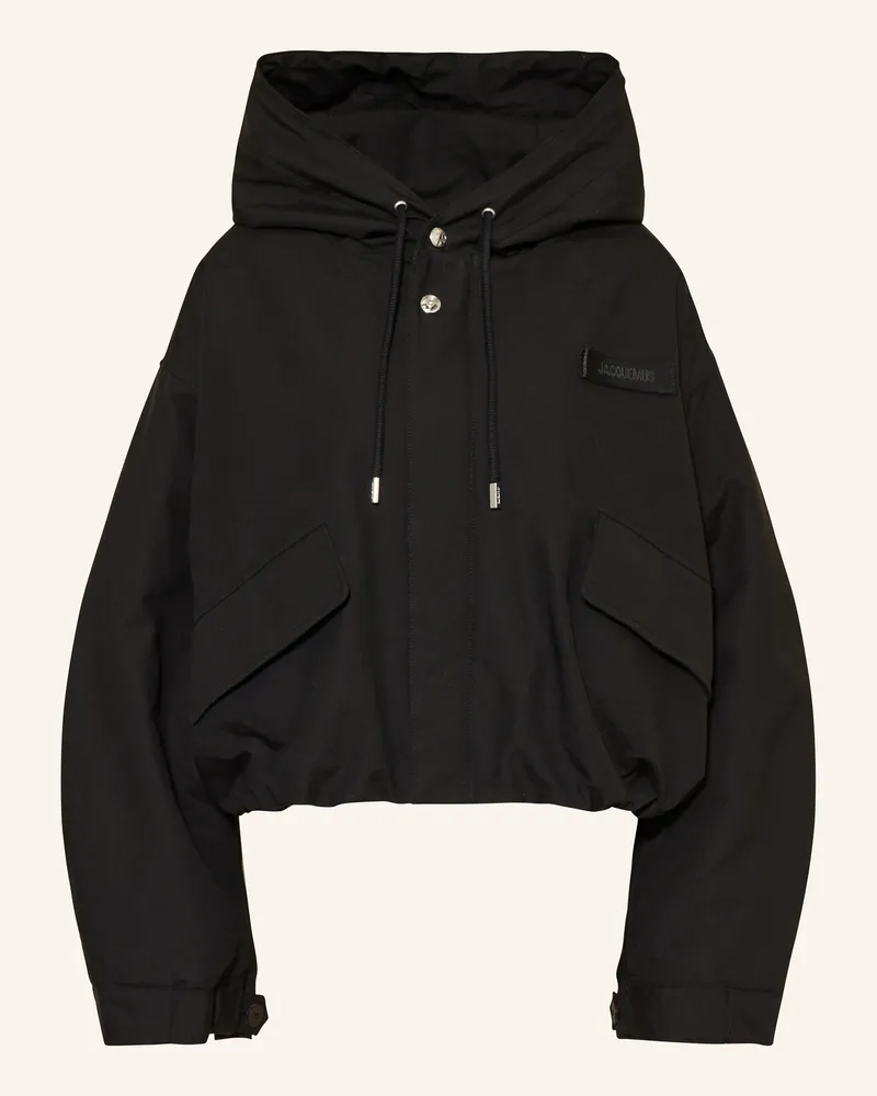 Jacquemus Cropped-Jacke LA PARKA COURTE CARACO Schwarz