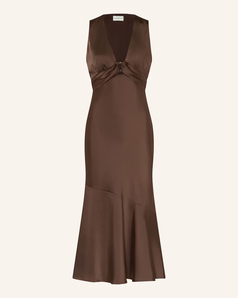 Claudie Pierlot Kleid mit Cut-out Braun