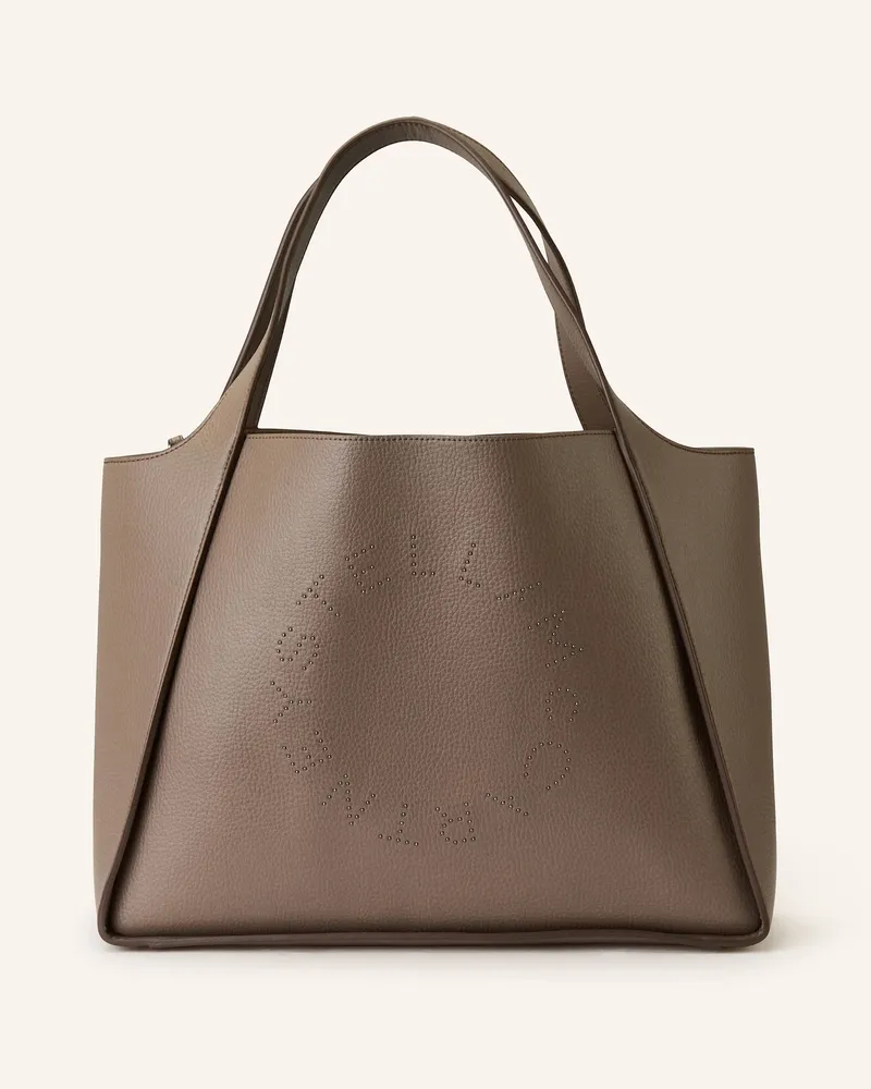 Stella McCartney Shopper mit Pouch Taupe