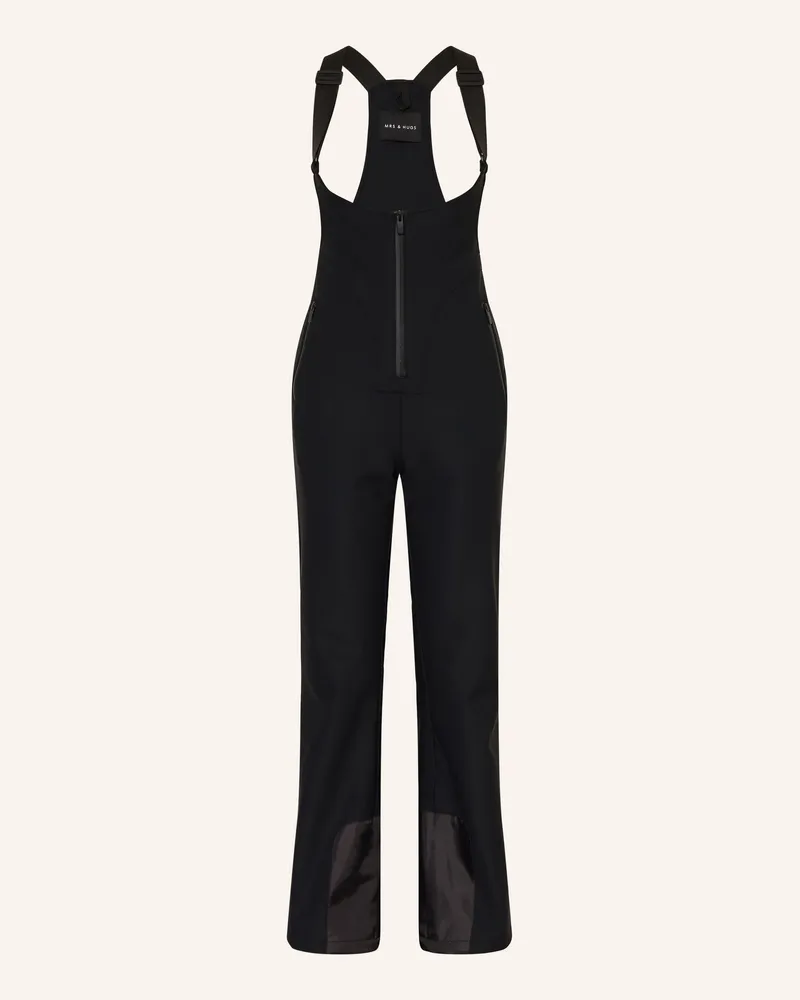 Mrs & HUGS Softshell-Skihose schwarz Schwarz