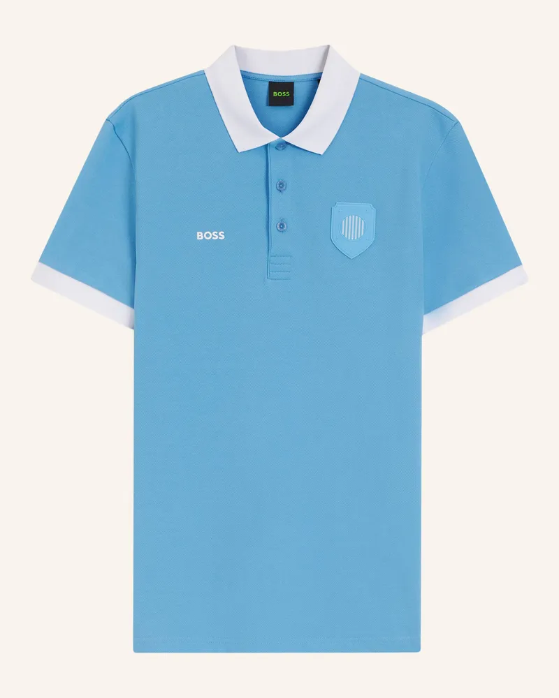 HUGO BOSS Poloshirt Pl_Bb Bc Lux Paddy Regular Fit blau Hellblau