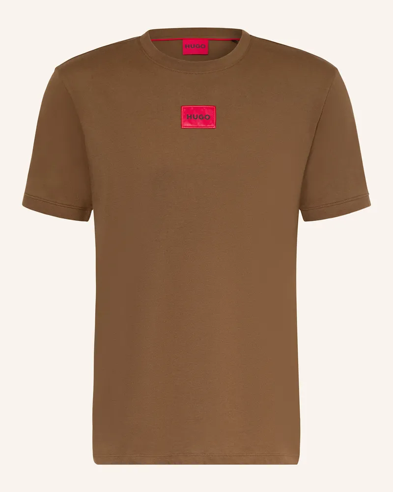 HUGO BOSS T-Shirt DIRAGOLINO212 Braun