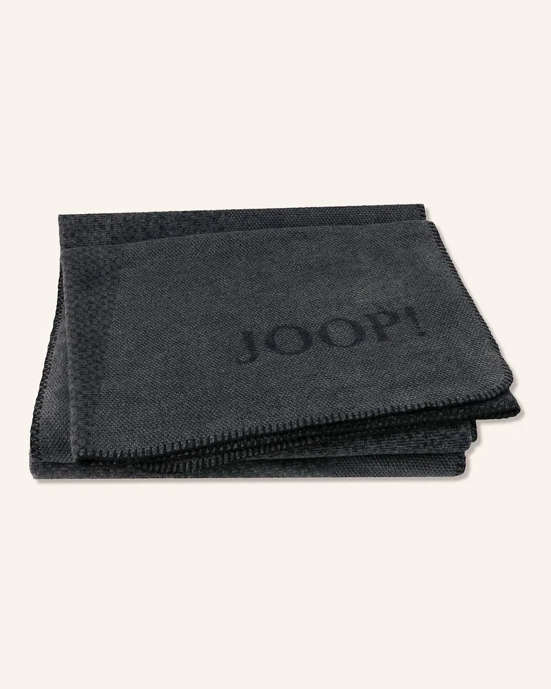 JOOP! Plaid Joop! Decor grau Dunkelgrau