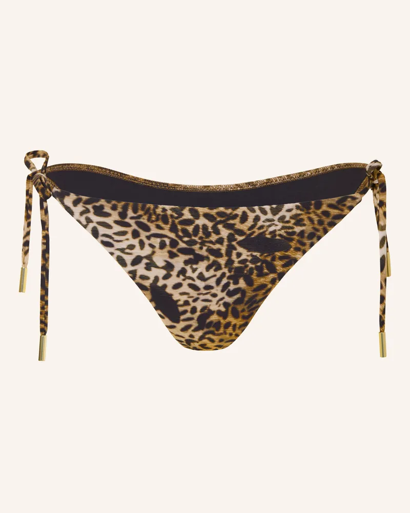 Maryan Mehlhorn Triangel-Bikini-Hose Savage braun Schwarz