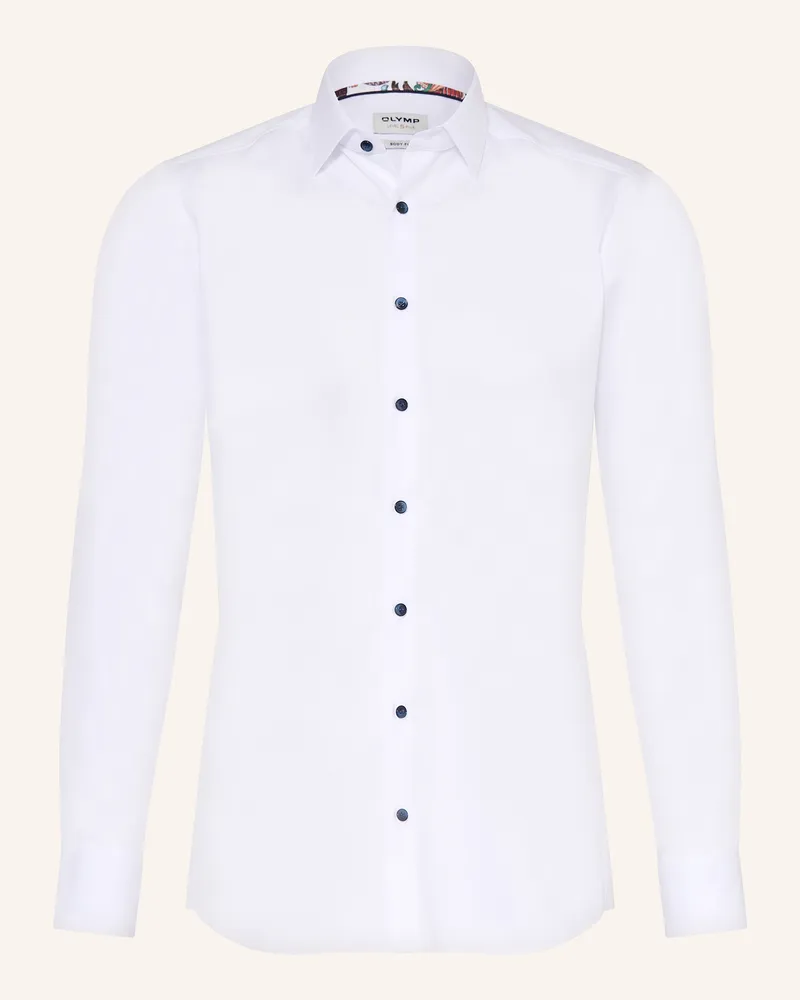 Olymp Hemd Level Five body fit Weiss